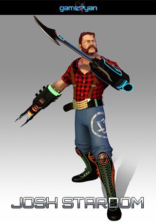 josh stardom stylized game character