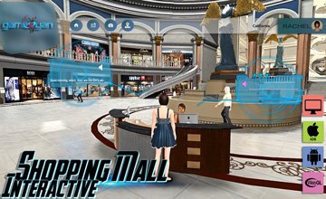 virtual interactive shopping mall application